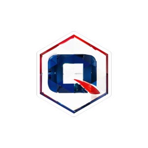 QNAP風六角形ステッカー | NASストレージモザイクアート | ホームラボデコレーション