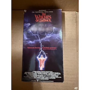 Las brujas de Eastwick VHS 1987 Jack Nicholson Cher Warner Home Video Vintage