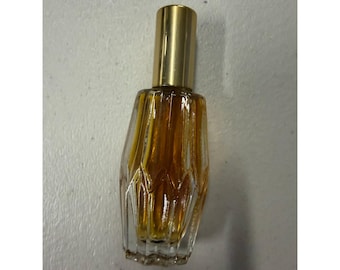 Vintage Chantilly Perfume Faceted Glass Bottle Gold Cap Miniature Fragrance