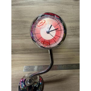 Independent Studios Chrome Gooseneck Alarm Clock Red Face Retro Y2K Target 2006