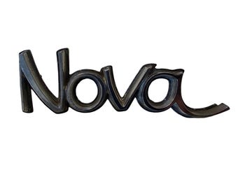 Vintage Chevy Nova Script embleem badge Chroom Automotive Trim naambord 4,75 inch