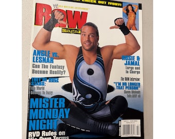 WWE RAW Magazine November 2002 Rob Van Dam RVD Shawn Michaels Angle vs Lesnar