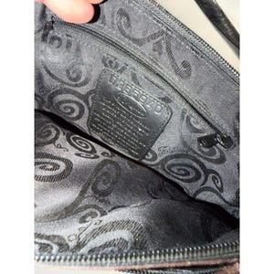 Brighton Croc Embossed Leather Crossbody Bag Brown Black D265940 Heart Charm image 6
