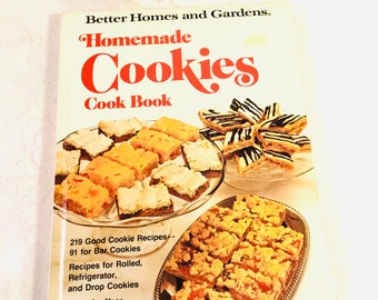 Homemade Cookies Cook Book Better Homes and Gardens Cookbook Hardback 1975