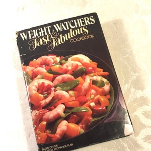 Weight Watchers Fast & Fabulous Cookbook Hardback Vintage Book 1983
