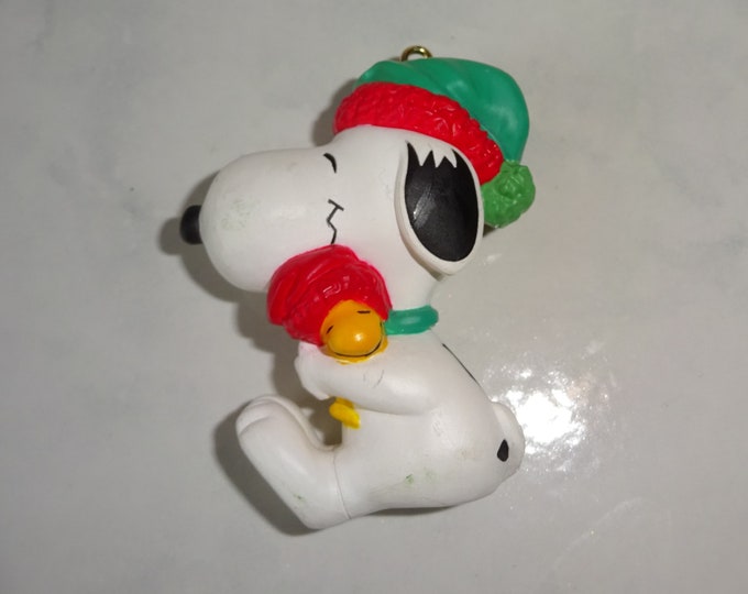 Vintage Snoopy Ornament Woodstock Hallmark Christmas Ornament Etsy