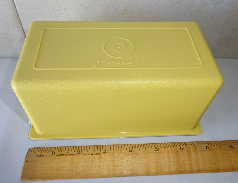 Vintage Tupperware Butter Dish Gold Plastic Butter Dish ...