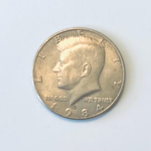 Kennedy Half Dollar 1984 Coin US 50 Cent Piece Half Dollar JFK