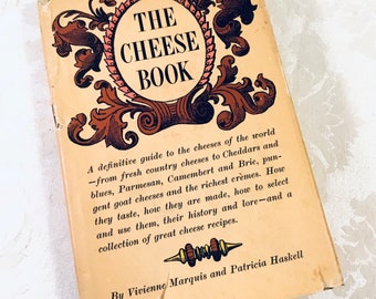 Vintage Cookbook The Cheese Book 1965 Hardback Guide to Cheeses