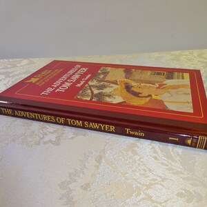 Vintage the Adventures of Tom Sawyer Hardback Mark Twain Book Reader's ...