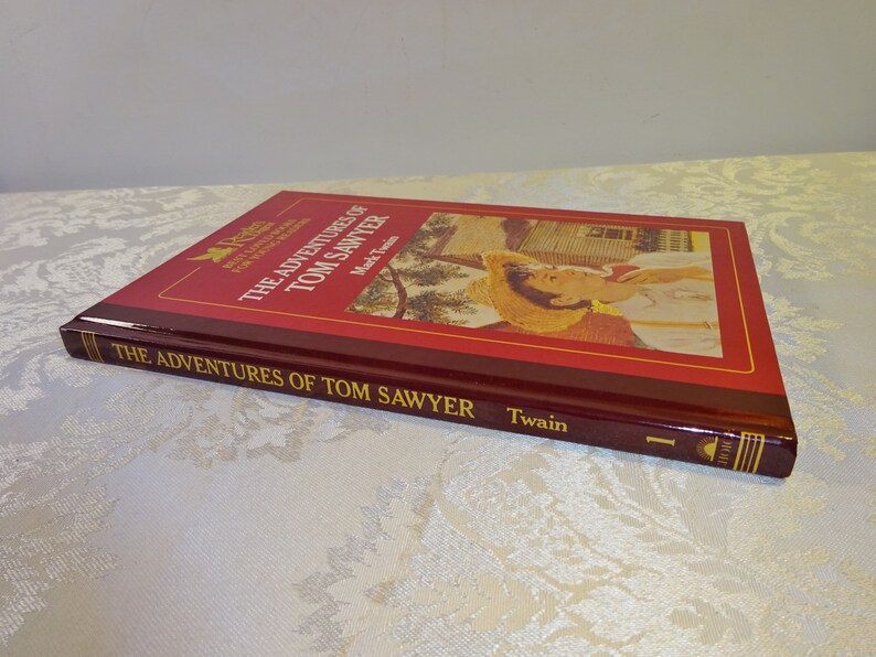 Vintage the Adventures of Tom Sawyer Hardback Mark Twain Book Reader's ...