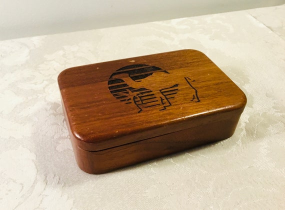 oasis cigarette boxes Buy Vintage Wooden Box Camel Cigarette Oasis Carved Trinket Box Jewelry Box  Online in India