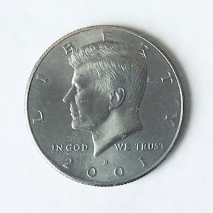 Kennedy Half Dollar 2001 P Coin US 50 Cent Piece Half Dollar JFK