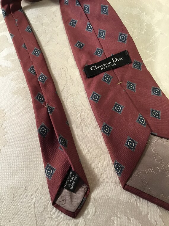 Vintage Christian Dior Tie Silk Men's Necktie Men's A… Gem