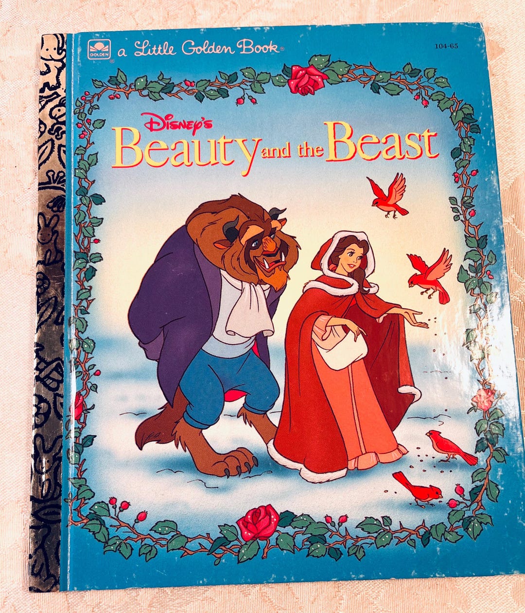 Beauty and the Beast Little Golden Book Vintage Disney Children's Book ...