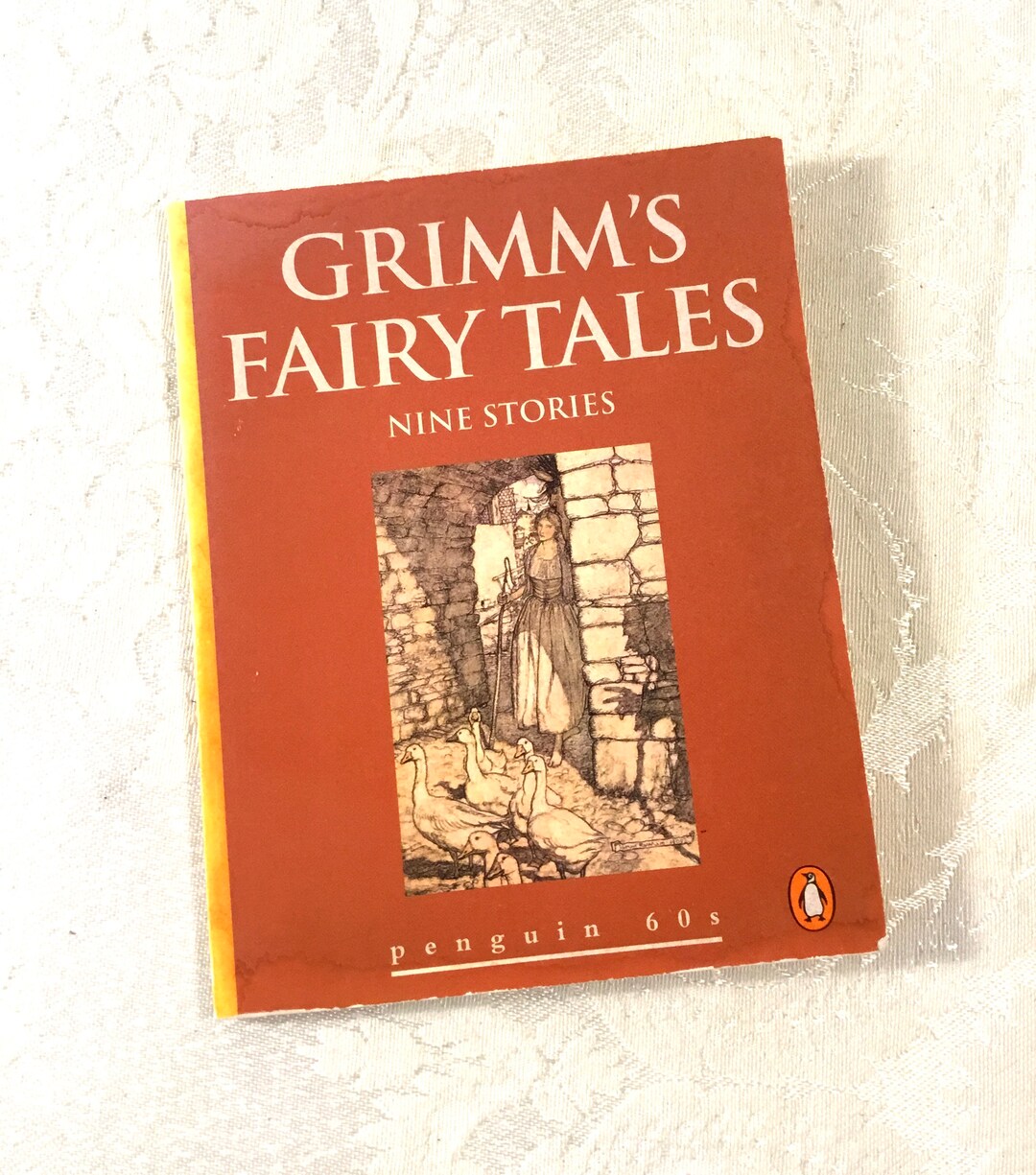 Grimm's Fairy Tales Nine Stories Vintage Book Paperback Small Book