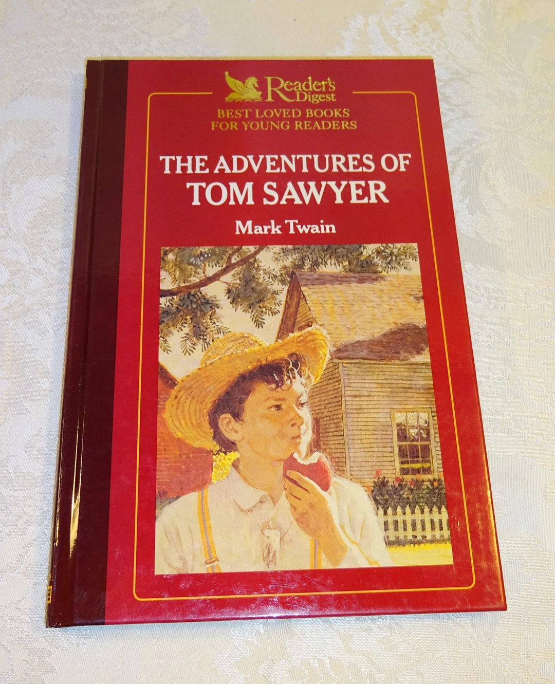 Vintage the Adventures of Tom Sawyer Hardback Mark Twain Book Reader's ...