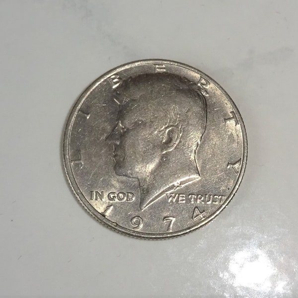 Kennedy Half Dollar 1974 Coin US 50 Cent Piece Half Dollar JFK