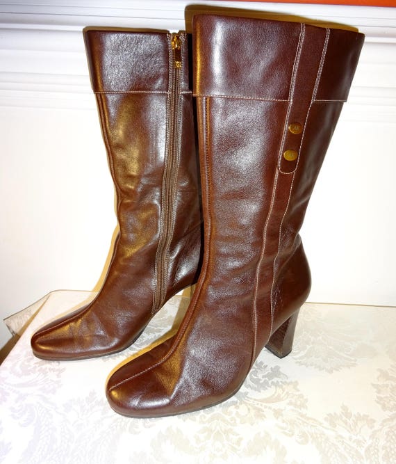 anne klein leather boots