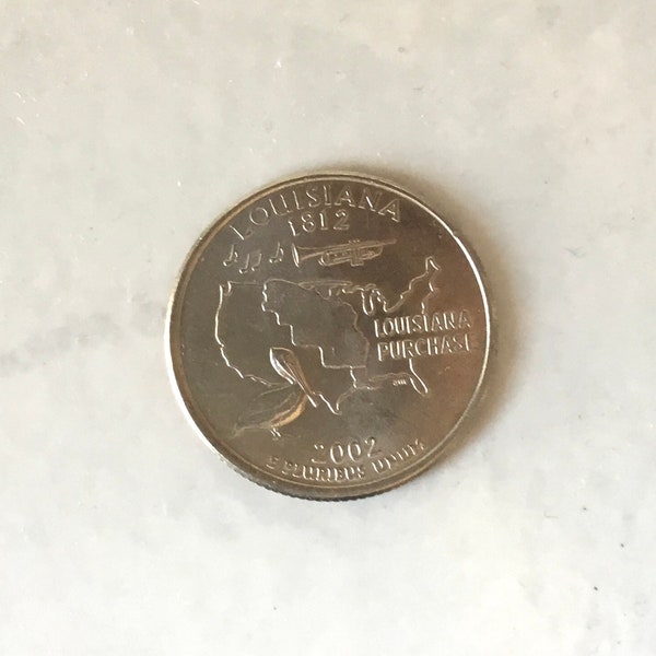 Louisiana Quarter P 2002 Coin US Quarter