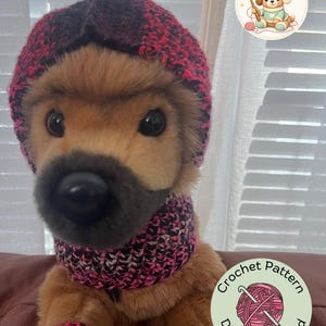 Mittleres Hunde Pixie Hood Schnittmuster für ESSA