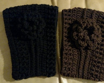 Crocheted ear warmer