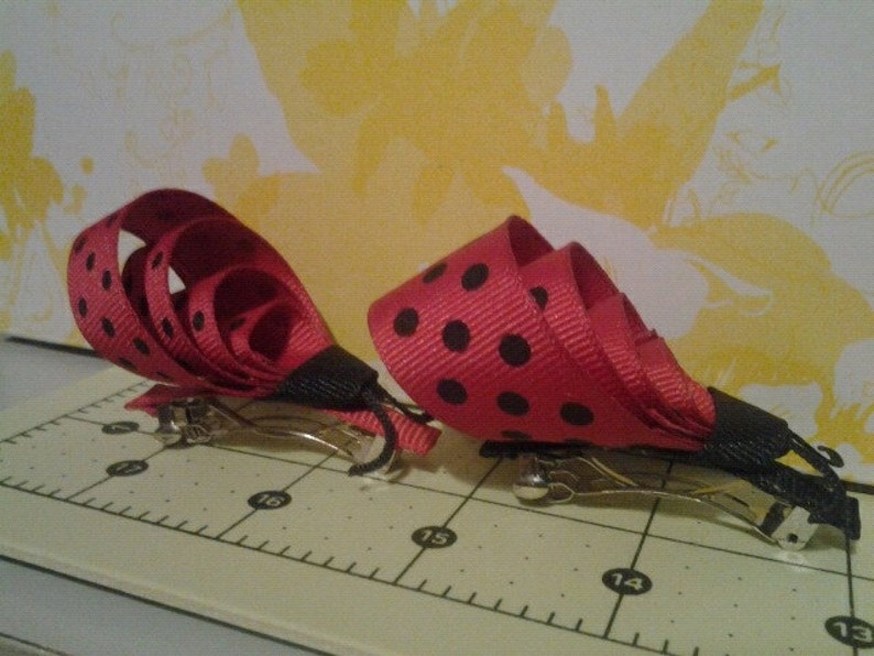 Giant Lady bug or Bumblebee Hair Barrette