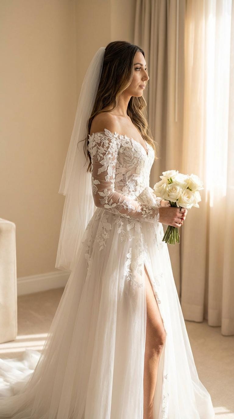 Long Sleeve Lace Open Back Dress - Etsy