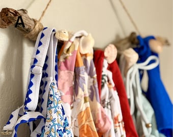 Coastal Seashell Bikini Rack - Beach Inspired Storage for Swimwear & Summer Accessories
