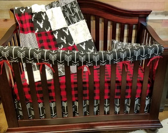 deer antler crib bedding