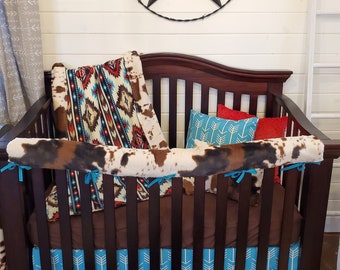 baby boy western crib bedding