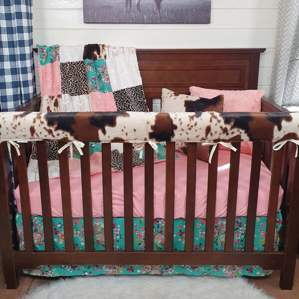 Teal Crib Bedding Etsy