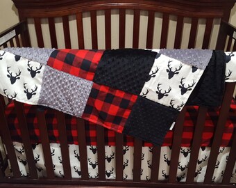 buffalo check nursery bedding