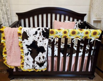 Cow Crib Bedding Etsy