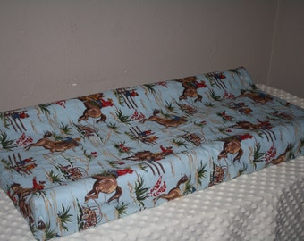 Changing Pad Cover - Barn Dandy Cowboy Contour Changing Pad Cover