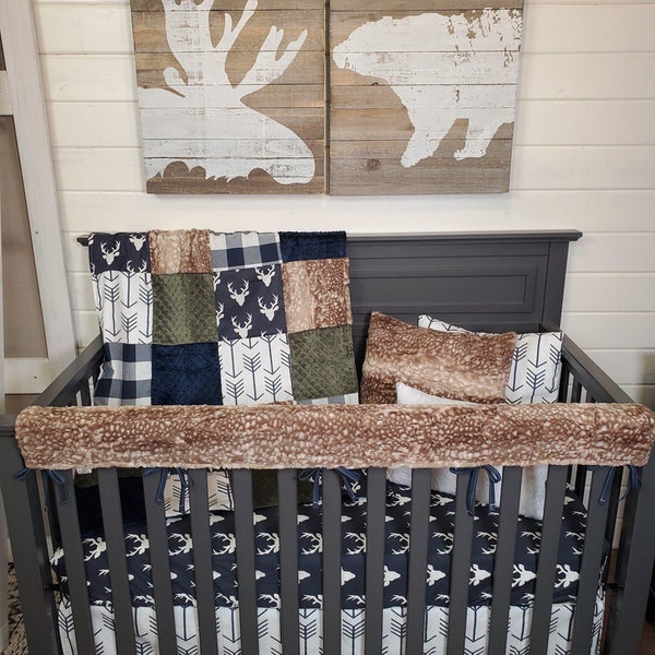 Woodland Nursery Bedding Etsy