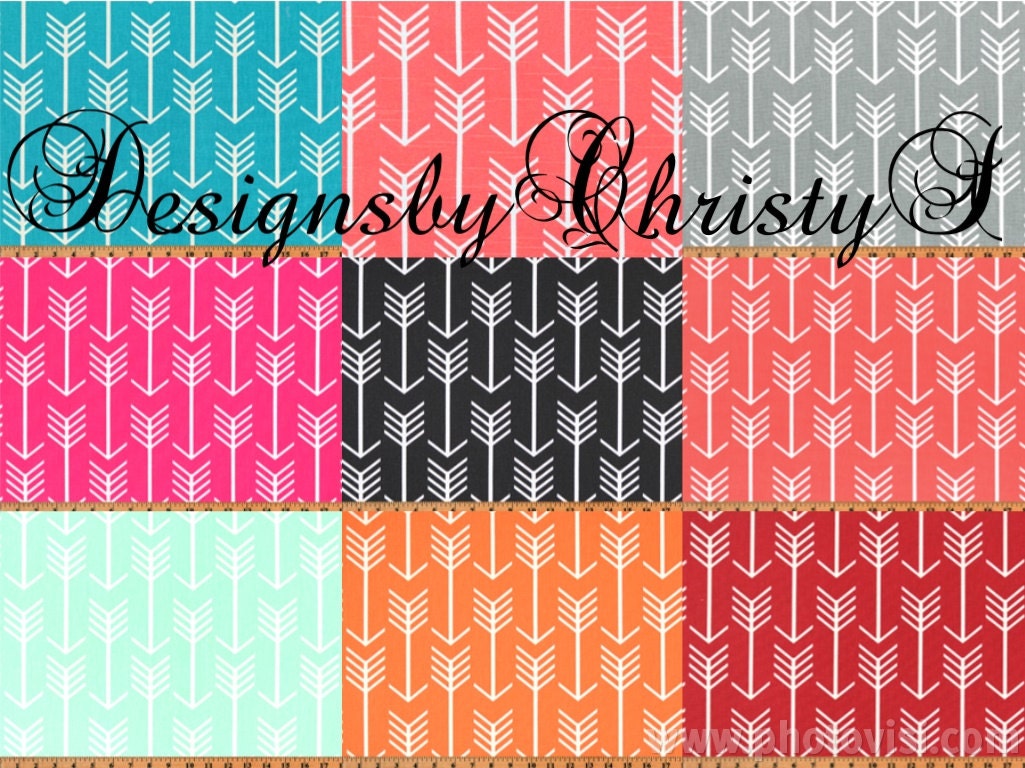 arrow crib skirt