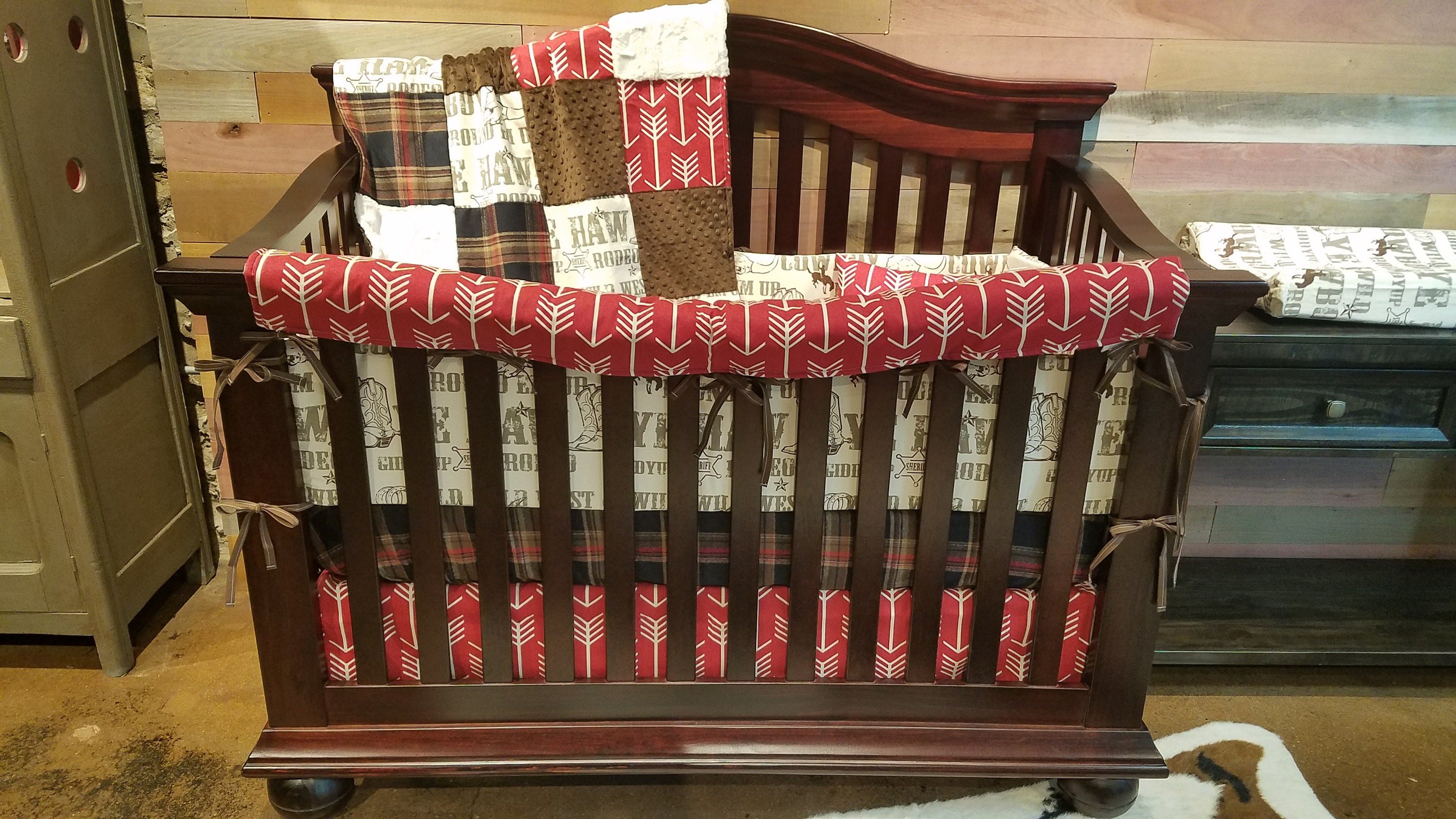 cowboy crib bedding