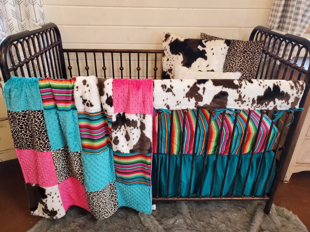 Serape crib clearance bedding