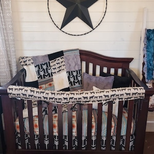 Boy Crib Bedding - Angus and Aztec Western Nursery