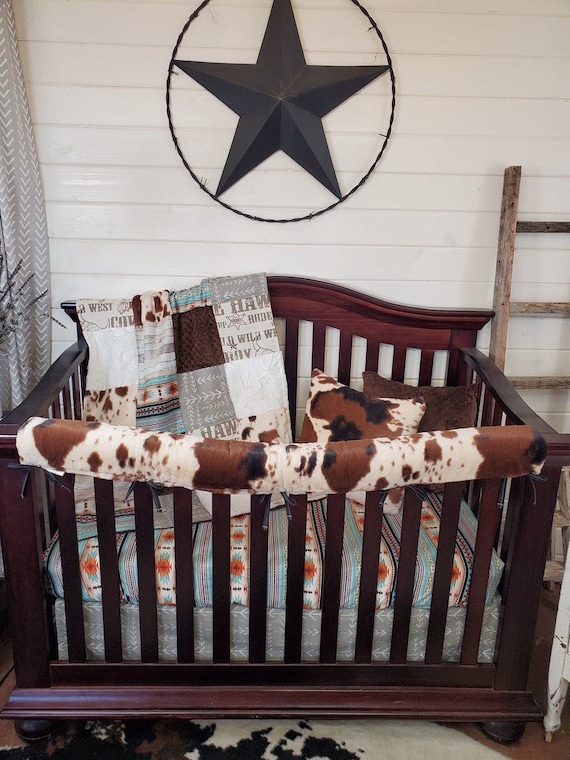 convertible Hula hoop controlador Ropa de cama para cuna de niño Cowboy Western Nursery - Etsy México