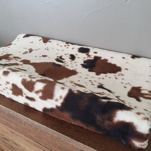 Cow Minky Contour Changing Pad Cover image 2