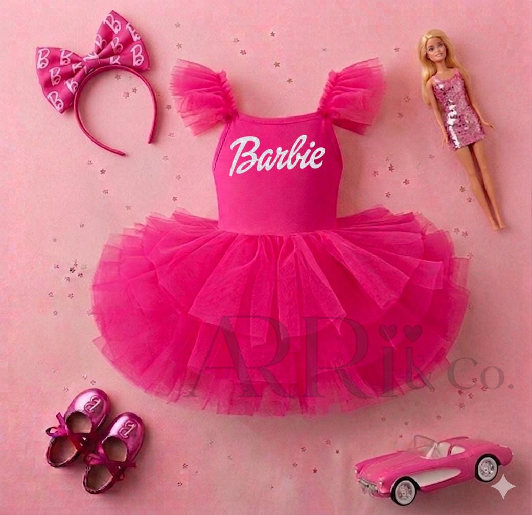 Barbie Birthday Party Dress - Etsy