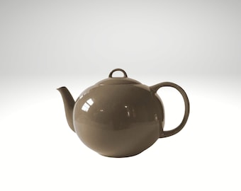 Copco Teapot With Lid In Chocolate Brown Color By Sam Lebowitz