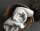 Rattan Plant Basket, Split Bamboo Gathering Basket, , Towel Storage