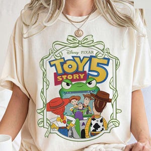 Retro Disney Pixar Toy Story 5 shirt, Disneyworld Toy Story shirt, Disneyland Family Matching 2026 tee image 1