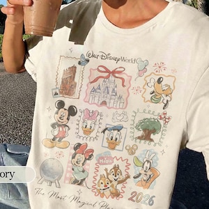 Retro Mickey Disneyworld Comfort Colors Shirt, Retro Mickey And Friends Shirts, Walt Disneyworld Tee, Disney 2026 Trip image 1