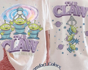 Vintage Toy Story Alien Shirt, The Claw Pizza Planet Tee, Disney Pixar Little Green Men Shirt, Comfort Colors Graphic Tee