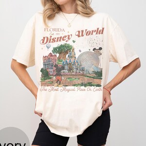 Vintage Mickey Disneyworld Comfort Colors Shirt, Retro Mickey And Friends Shirts, Walt Disneyworld Tee, Disney Vacation, Disney 2026 Trip image 4