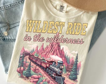 PNG ispirato a Big Thunder Mountain, parco a tema Magic Kingdom Vibes, Wildest Ride Svg